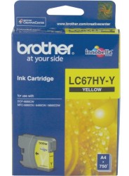 Brother - Brother LC67H - LC1100H Sarı Kartuş Yüksek Kapasiteli - Orijinal