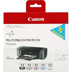 Canon - Canon PGI72PBK/PGI72GY/PGI72PM/PGI72PC/PGI72CO Kartuş Paketi - Orijinal