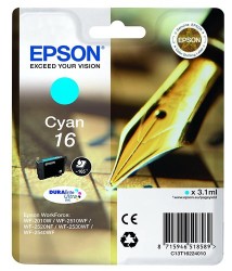 Epson - Epson 16-T1622-C13T16224020 Mavi Kartuş - Orijinal