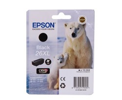 Epson - Epson 26XL-T2621-C13T26214020 Siyah Kartuş - Orijinal