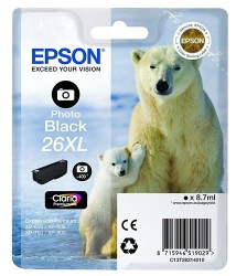 Epson - Epson 26XL-T2631-C13T26314020 Foto Siyah Kartuş - Orijinal