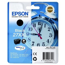 Epson - Epson 27XXL-C13T27914010 Siyah Kartuş - Orijinal