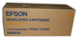 Epson - Epson C1000-C13S050034 Sarı Toner - Orijinal
