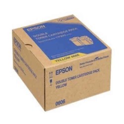 Epson - Epson C9300-C13S050606 Sarı Toner 2'li Paket - Orijinal