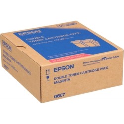 Epson - Epson C9300-C13S050607 Kırmızı Toner 2'li Paket - Orijinal