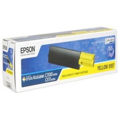 Epson - Epson CX-11/C13S050187 Yüksek Kapasiteli Sarı Toner - Orijinal
