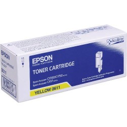 Epson - Epson CX-17/C13S050611 Yüksek Kapasiteli Sarı Toner - Orijinal