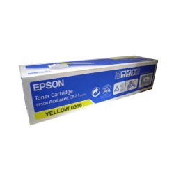 Epson - Epson CX-21/C13S050316 Sarı Toner - Orijinal