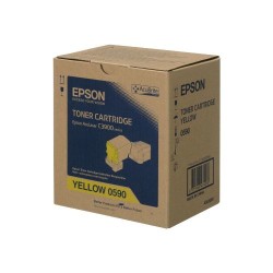 Epson - Epson CX-37/C13S050590 Sarı Toner - Orijinal