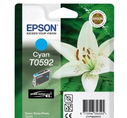 Epson - Epson T0592-C13T05924020 Mavi Kartuş - Orijinal