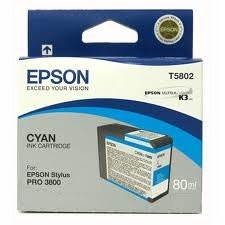 Epson - Epson T5802-C13T580200 Mavi Kartuş - Orijinal