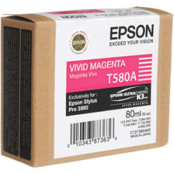 Epson - Epson T580A-C13T580A00 Kırmızı Kartuş - Orijinal