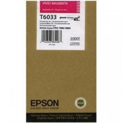 Epson - Epson T6033-C13T603300 Kırmızı Kartuş - Orijinal