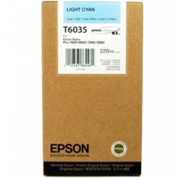 Epson - Epson T6035-C13T603500 Açık Mavi Kartuş - Orijinal
