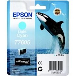 Epson - Epson T7605-C13T76054010 Açık Mavi Kartuş - Orijinal
