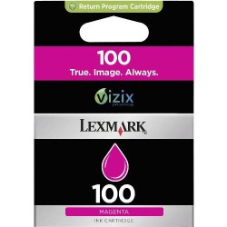 Lexmark - Lexmark 100-14N0901E Kırmızı Kartuş - Orijinal