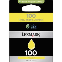 Lexmark - Lexmark 100-14N0902E Sarı Kartuş - Orijinal