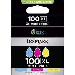 Lexmark - Lexmark 100XL-14N0850E Renkli Kartuş Avantaj Paketi - Orijinal