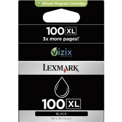 Lexmark - Lexmark 100XL-14N1068E Yüksek Kapasiteli Siyah Kartuş - Orijinal