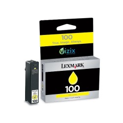 Lexmark - Lexmark 100XL-14N1071E Yüksek Kapasiteli Sarı Kartuş - Orijinal