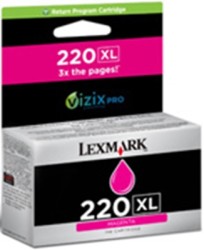 Lexmark - Lexmark 220XL-14L0176A Yüksek Kapasiteli Kırmızı Kartuş - Orijinal