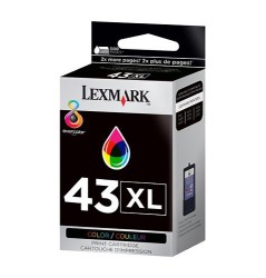 Lexmark - Lexmark 43XL-18YX143E Renkli Kartuş - Orijinal