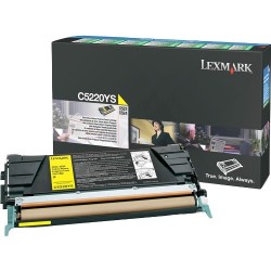 Lexmark - Lexmark C522-C5220YS Sarı Toner - Orijinal