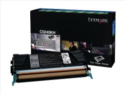 Lexmark - Lexmark C524-C5240KH Yüksek Kapasiteli Siyah Toner - Orijinal