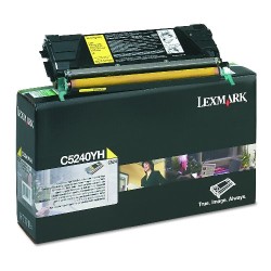 Lexmark - Lexmark C524-C5240YH Yüksek Kapasiteli Sarı Toner - Orijinal
