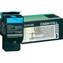 Lexmark - Lexmark C540-C540H1CG Yüksek Kapasiteli Mavi Toner - Orijinal