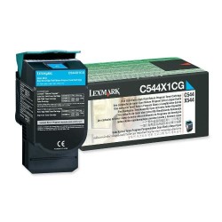 Lexmark - Lexmark C544-C544X1CG Ekstra Yüksek Kapasiteli Mavi Toner - Orijinal