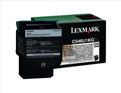 Lexmark - Lexmark C546-C546U1KG Ekstra Yüksek Kapasiteli Siyah Toner - Orijinal