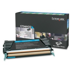 Lexmark - Lexmark C734-C734A1CG Mavi Toner - Orijinal