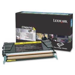 Lexmark - Lexmark C746-C746A1YG Sarı Toner - Orijinal
