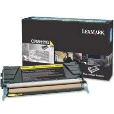 Lexmark - Lexmark C748-C748H1YG Yüksek Kapasiteli Sarı Toner - Orijinal