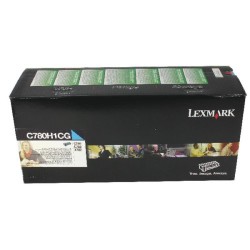 Lexmark - Lexmark C780-C780H1CG Yüksek Kapasiteli Mavi Toner - Orijinal