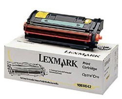 Lexmark - Lexmark Optra C710-10E0042 Sarı Toner - Orijinal