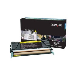 Lexmark - Lexmark X746-X746A1YG Sarı Toner - Orijinal
