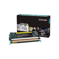 Lexmark - Lexmark X748-X748H1YG Yüksek Kapasiteli Sarı Toner - Orijinal