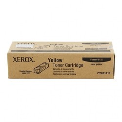 Xerox - Xerox Phaser 6125-106R01337 Sarı Toner - Orijinal